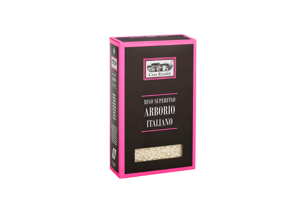 Ryż Okrągłoziarnisty Odmiany Arborio | Riso Arborio 1kg Casa Rinaldi [Idealny do Risotto] 