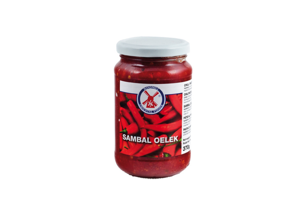 Sos Chilli Sambal Oelek (Chilli Paste Oelek) 370g Windmill
