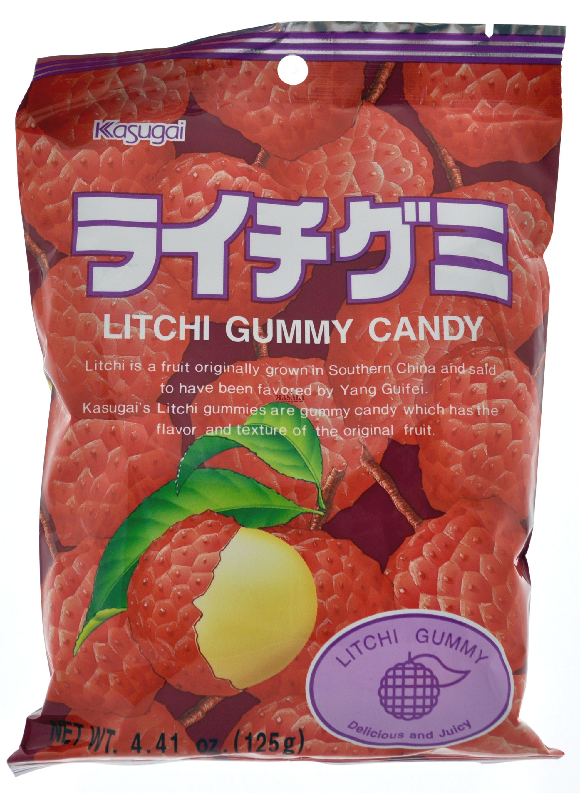 Żelki o Smaku Litchee | Gummy Candy LYCHEE 102g Kasugai