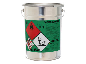 Farba drogowa zielona - 33kg = 20l