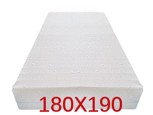 Dinaflex 9 ZONES 180X190, COMPL&Egrave;TEMENT D&Eacute;HOUSSABLE, 23 CM D'&Eacute;PAISSEUR, ORTHOP&Eacute;DIQUE ANALLERGIQUE ET ANTI-ACARIEN, HOUSSE