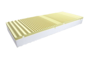Dinaflex MATELAS M&Eacute;MOIRE 125X195 ALOE VERA EN DESSOUS DU PRIX A ONDE 9 ZONES STYLE, "CONFORT RELAX" ORTHOP&Eacute;DIQUE,