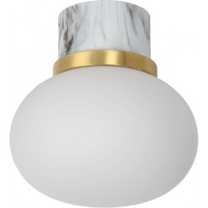 Lampea Plafonnier Salle de bains Ø 18 cm Opale