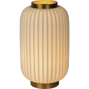 Lampea Lampe à poser vintage en porcelaine Reva