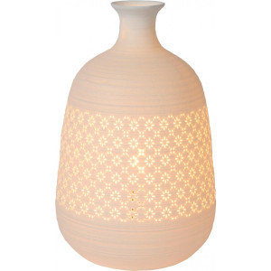 Lampea Lampe à poser moderne en porcelaine Kali