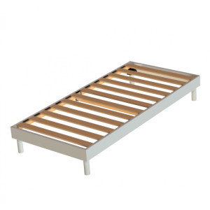 Alice Bedding Lit sommier à lattes en kit Hypnos Blanc  90 x 200 cm