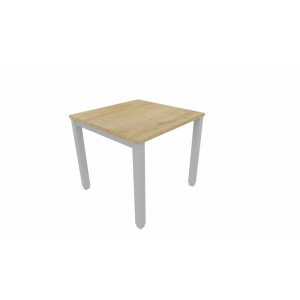 Leaderburo Bureau droit individuel Lexie Graphite, blanc, gris, hêtre, chêne moyen, acacia clair, acacia foncé, chêne veiné ou chêne grisé