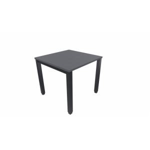 Leaderburo Bureau droit individuel Lexie Graphite, blanc, gris, hêtre, chêne moyen, acacia clair, acacia foncé, chêne veiné ou chêne grisé