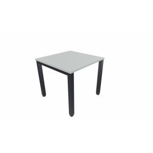 Leaderburo Bureau droit individuel Lexie Graphite, blanc, gris, hêtre, chêne moyen, acacia clair, acacia foncé, chêne veiné ou chêne grisé