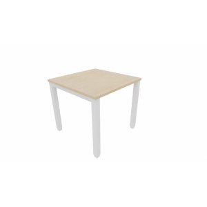 Leaderburo Bureau droit individuel Lexie Graphite, blanc, gris, hêtre, chêne moyen, acacia clair, acacia foncé, chêne veiné ou chêne grisé
