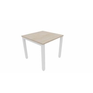 Leaderburo Bureau droit individuel Lexie Graphite, blanc, gris, hêtre, chêne moyen, acacia clair, acacia foncé, chêne veiné ou chêne grisé