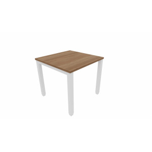Leaderburo Bureau droit individuel Lexie Graphite, blanc, gris, hêtre, chêne moyen, acacia clair, acacia foncé, chêne veiné ou chêne grisé