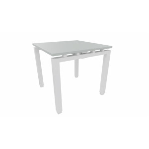 Leaderburo Bureau droit individuel Zelda Graphite, blanc, gris, hêtre, chêne moyen, acacia clair, acacia foncé, chêne veiné ou chêne grisé