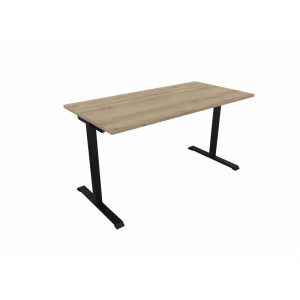 Matelpro Bureau droit individuel Online T Blanc, gris clair, beige, graphite, noir, acacia, epicéa gris ou chêne naturel  74 cm