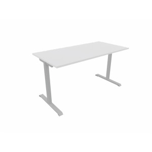 Matelpro Bureau droit individuel Online T Blanc, gris clair, beige, graphite, noir, acacia, epicéa gris ou chêne naturel  74 cm