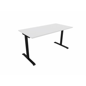 Matelpro Bureau droit individuel Online T Blanc, gris clair, beige, graphite, noir, acacia, epicéa gris ou chêne naturel  74 cm