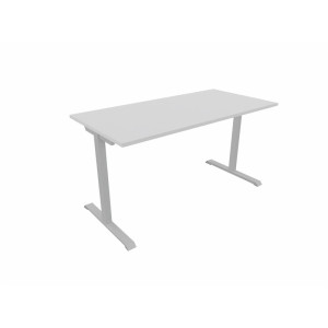 Matelpro Bureau droit individuel Online T Blanc, gris clair, beige, graphite, noir, acacia, epicéa gris ou chêne naturel  74 cm