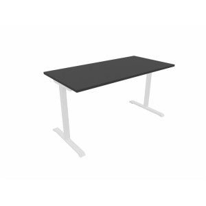 Matelpro Bureau droit individuel Online T Blanc, gris clair, beige, graphite, noir, acacia, epicéa gris ou chêne naturel  74 cm