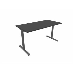 Matelpro Bureau droit individuel Online T Blanc, gris clair, beige, graphite, noir, acacia, epicéa gris ou chêne naturel  74 cm