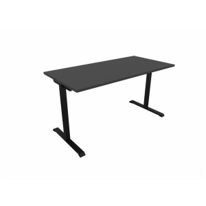 Matelpro Bureau droit individuel Online T Blanc, gris clair, beige, graphite, noir, acacia, epicéa gris ou chêne naturel  74 cm