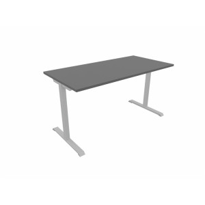 Matelpro Bureau droit individuel Online T Blanc, gris clair, beige, graphite, noir, acacia, epicéa gris ou chêne naturel  74 cm