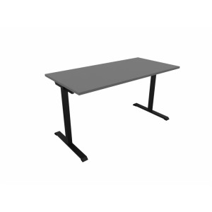 Matelpro Bureau droit individuel Online T Blanc, gris clair, beige, graphite, noir, acacia, epicéa gris ou chêne naturel  74 cm
