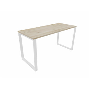 Matelpro Bureau droit individuel Online Q Blanc, gris clair, beige, graphite, noir, acacia, epicéa gris ou chêne naturel  74 cm