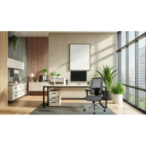 Star One Siège de bureau en tissu Amelia Beige, vert, orange, rouge, bordeaux, violet, bleu, grenat, bleu marine, gris foncé ou noir  83 cm