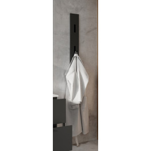 Vivabita Portemanteau mural moderne graphite Créteil Graphite
