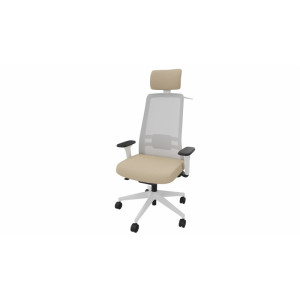 Leaderburo Siège de bureau en tissu coque noire Holly Crème, vert pomme, violet, rouge, bleu clair, gris, bleu ou noir