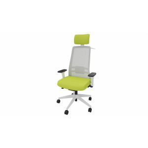 Leaderburo Siège de bureau en tissu coque noire Holly Crème, vert pomme, violet, rouge, bleu clair, gris, bleu ou noir