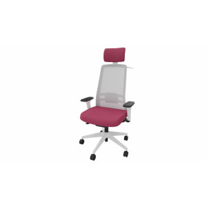 Leaderburo Siège de bureau en tissu coque noire Holly Crème, vert pomme, violet, rouge, bleu clair, gris, bleu ou noir