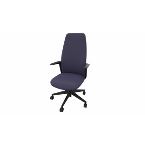 Leaderburo Siège de bureau en tissu coque noire Evita Beige, rouge, bleu foncé, bleu clair, vert, gris, noir ou marron clair