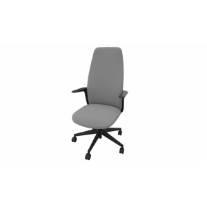 Leaderburo Siège de bureau en tissu coque noire Evita Beige, rouge, bleu foncé, bleu clair, vert, gris, noir ou marron clair