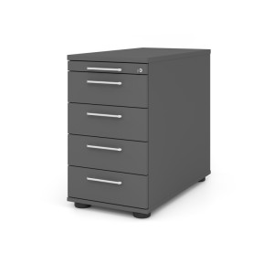 Optizen Caisson à tiroirs profondeur 80 cm Londonien Blanc, gris, érable, hêtre, chêne, chêne ambré, noyer ou graphite