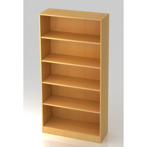 Optizen Etagère de bureau H 200 cm Londonien Blanc, gris, érable, hêtre ou noyer