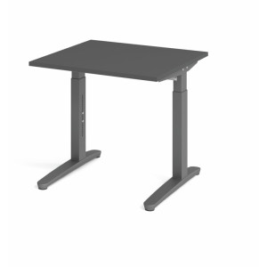 Optizen Bureau assis-debout réglable en hauteur Naomi Blanc, gris, érable, hêtre, chêne, chêne ambré, noyer ou graphite
