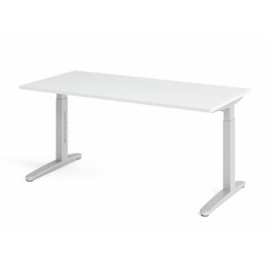 Optizen Bureau assis-debout réglable en hauteur Naomi Blanc, gris, érable, hêtre, chêne, chêne ambré, noyer ou graphite