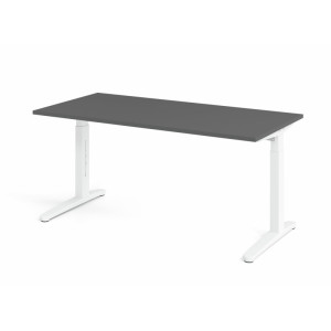 Optizen Bureau assis-debout réglable en hauteur Naomi Blanc, gris, érable, hêtre, chêne, chêne ambré, noyer ou graphite