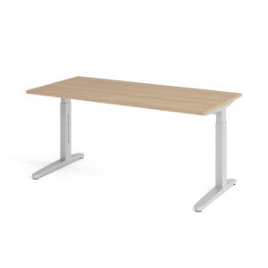Optizen Bureau assis-debout réglable en hauteur Naomi Blanc, gris, érable, hêtre, chêne, chêne ambré, noyer ou graphite