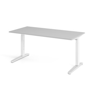 Optizen Bureau assis-debout réglable en hauteur Naomi Blanc, gris, érable, hêtre, chêne, chêne ambré, noyer ou graphite