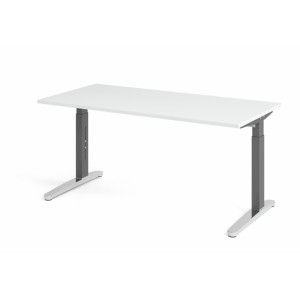 Optizen Bureau assis-debout réglable en hauteur Naomi Blanc, gris, érable, hêtre, chêne, chêne ambré, noyer ou graphite
