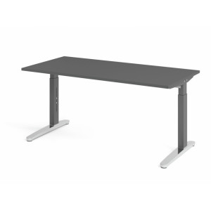 Optizen Bureau assis-debout réglable en hauteur Naomi Blanc, gris, érable, hêtre, chêne, chêne ambré, noyer ou graphite