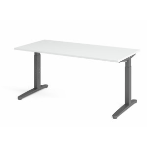 Optizen Bureau assis-debout réglable en hauteur Naomi Blanc, gris, érable, hêtre, chêne, chêne ambré, noyer ou graphite
