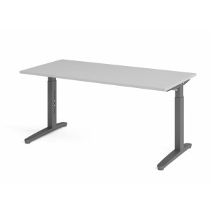 Optizen Bureau assis-debout réglable en hauteur Naomi Blanc, gris, érable, hêtre, chêne, chêne ambré, noyer ou graphite