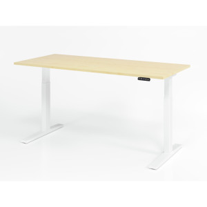 Optizen Bureau assis-debout électrique Ezra Blanc, gris, érable, hêtre, chêne, chêne ambré, noyer ou graphite