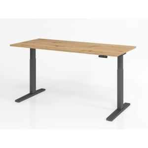 Optizen Bureau assis-debout électrique Ezra Blanc, gris, érable, hêtre, chêne, chêne ambré, noyer ou graphite