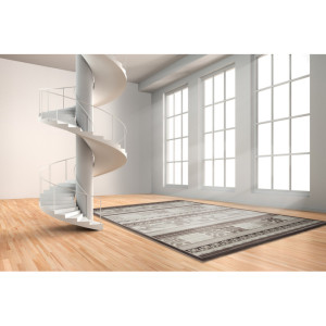 Deladeco Tapis beige en polypropylène Safar