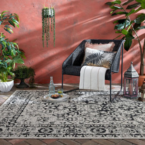 Deladeco Tapis extérieur et intérieur ethnique Fuera