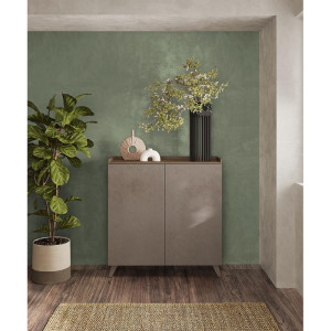Balias Home Buffet haut moderne bronze/mercure Tristan Bronze/mercure